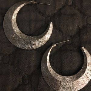 Silver Hoop Earrings